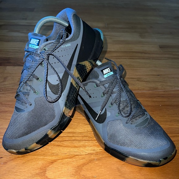 Nike Other - Nike Metcon 2 Flywire Mens Black Gray Camo Shoes 819899-003 Size 10 EUC
